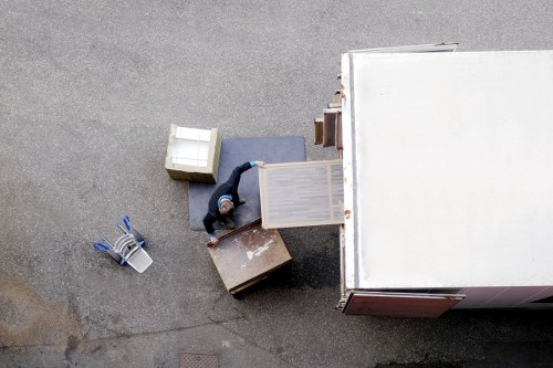 Local transfer station handling separated waste from a Wandsworth removal job
