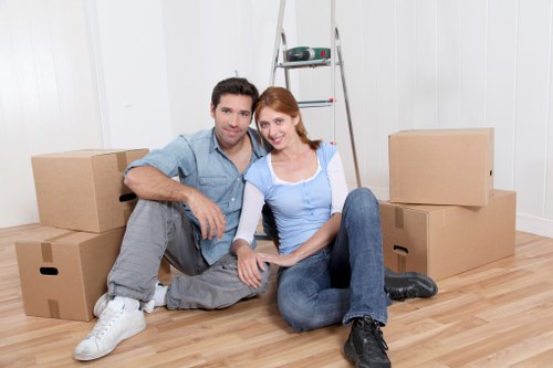 Removal van for local business relocation in Wandsworth