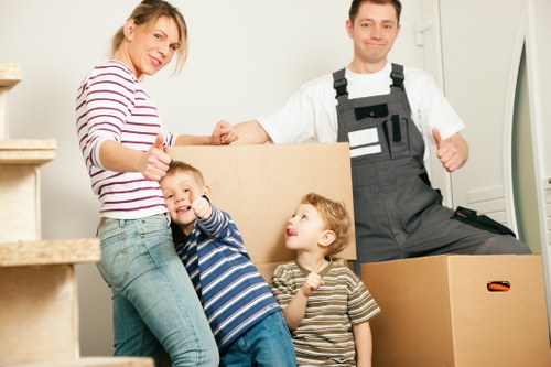 Furniture loading for a local move in Wandsworth